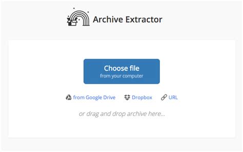 Online Archive Extractor .